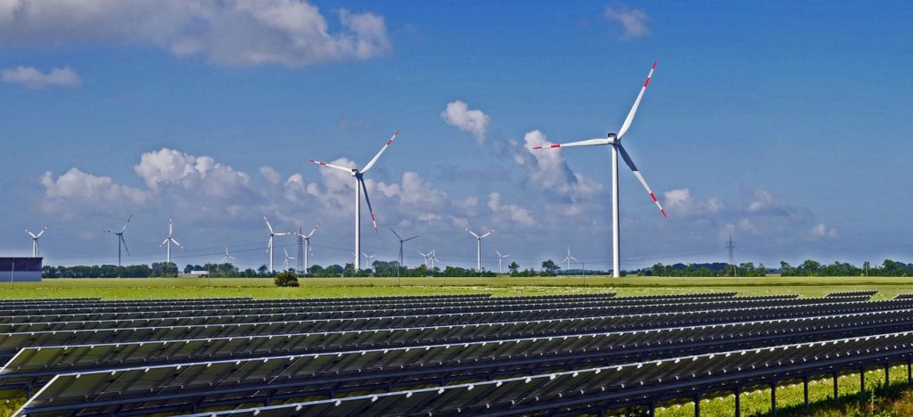 Solar and wind farm